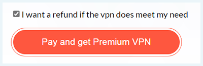 Vreemde bewoording van de geld-terug-garantie van Touch VPN