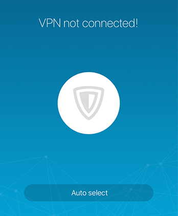 Interface van de ZenMate VPN app