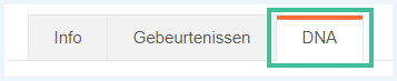 Het tabblad DNA in MyHeritage