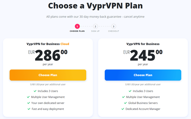 VyprVPN Business Website Homepage