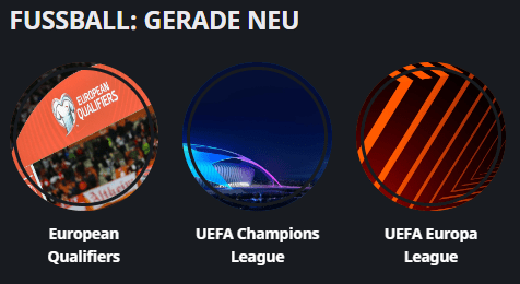 Fußball auf der Webseite von ServusTV_ European Qualifiers, Champions League und Europa League