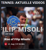 Symbolfoto für Tennis-Programm auf der Webseite von ServusTV