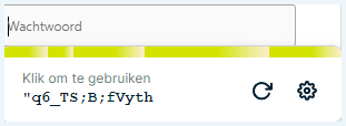 Gegenereerd wachtwoord door ExpressVPN Keys