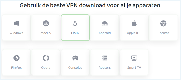 Besturingssystemen en apparaten waarop PIA beschikbaar is