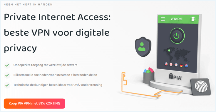 Homepage PIA met de aanbieding van december 2023