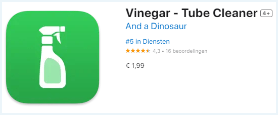 Vinegar Tube Cleaner -extensie voor Safari