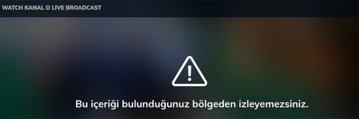 Foutmelding Kanal D niet beschikbaar in Nederland