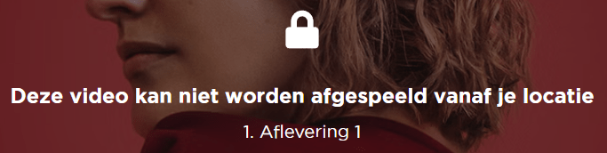 Error Videoland; deze video kan niet worden afgespeeld vanaf je locatie