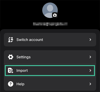 Importeren van gegevens in de NordPass iPhone app