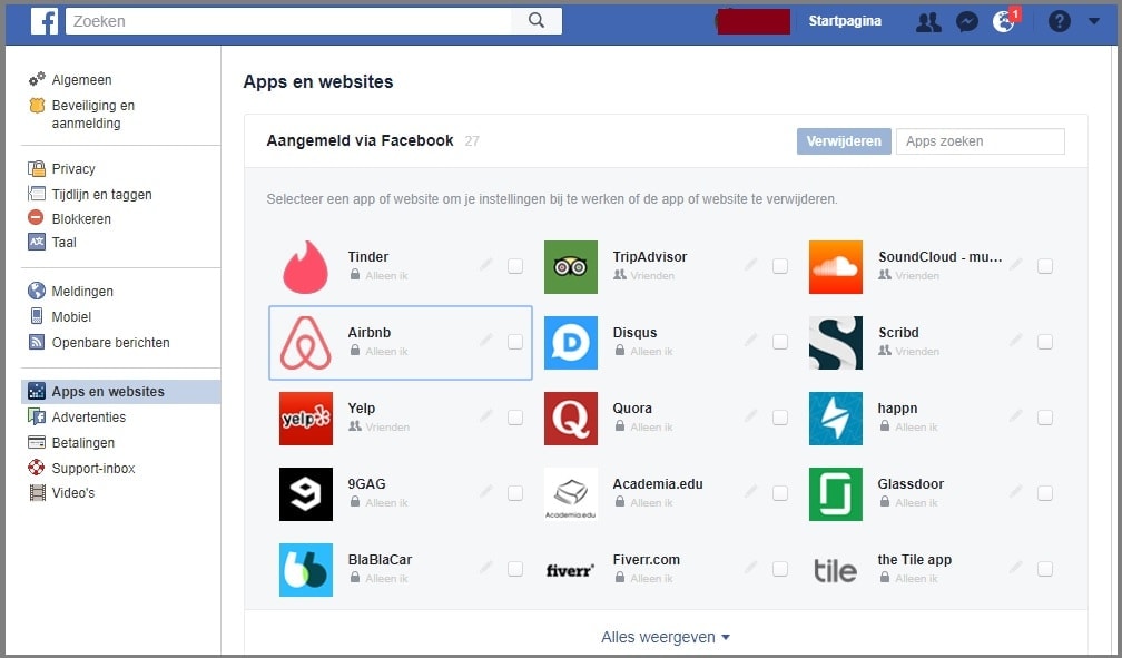 FB privacyinstellingen 2