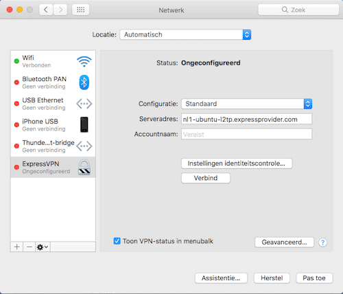VPN-MacOS-instellingen