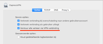 Virtuele Router langs VPN