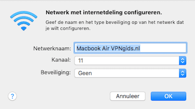Wifi naam virtuele router