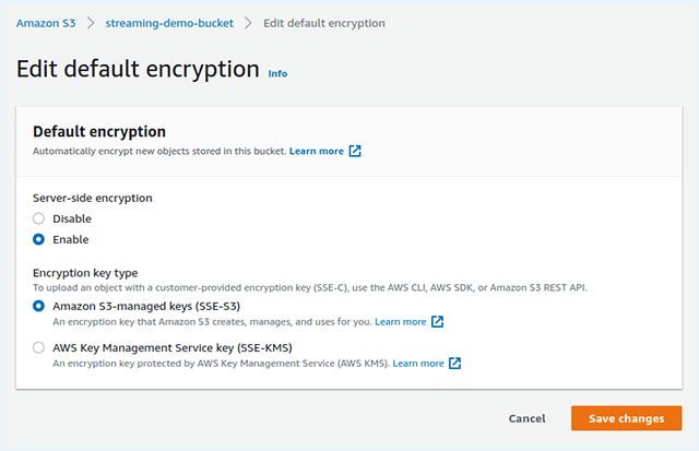 AWS S3 encryptie