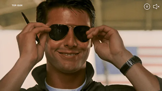 Screenshot Top gun van SkyShowtime