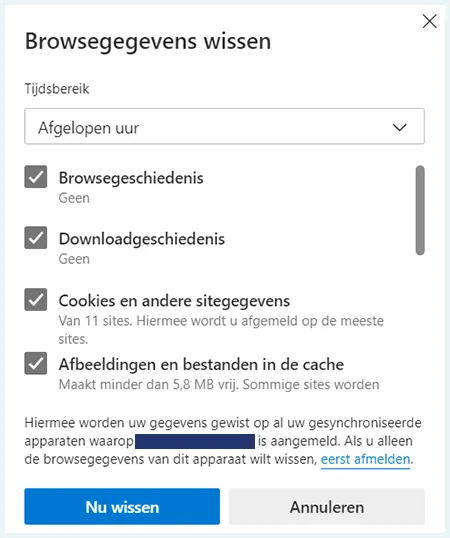 Edge browsegeschiedenis wissen