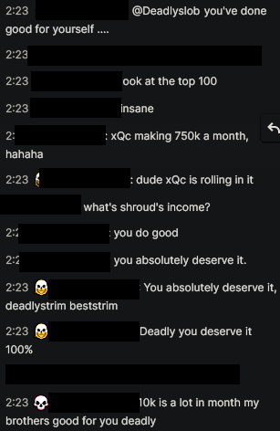 Twitch chat discuss leak