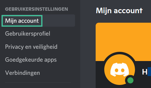 Screenshot van de