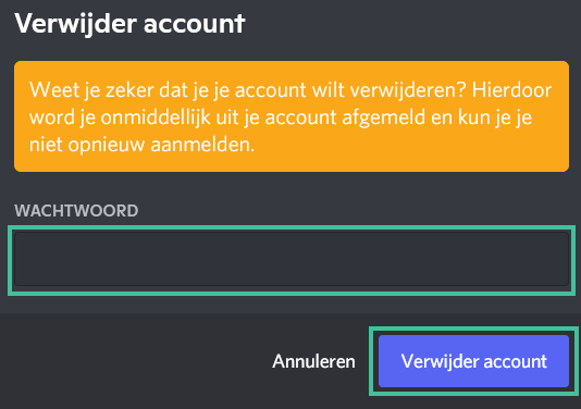 Screenshot van de