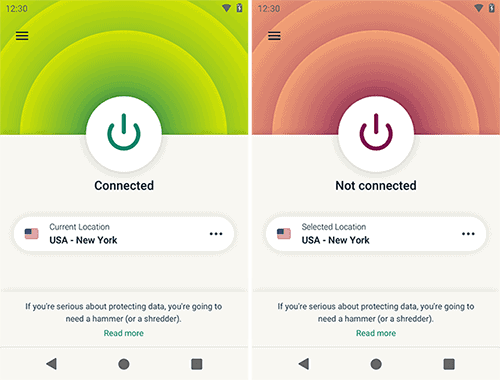 ExpressVPN App Screenshot NL
