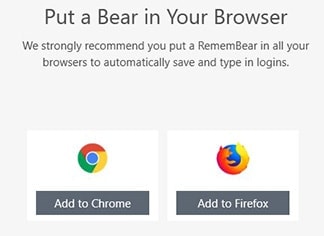 RememBear browserextensie toevoegen