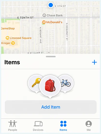 AirTag Find My Items
