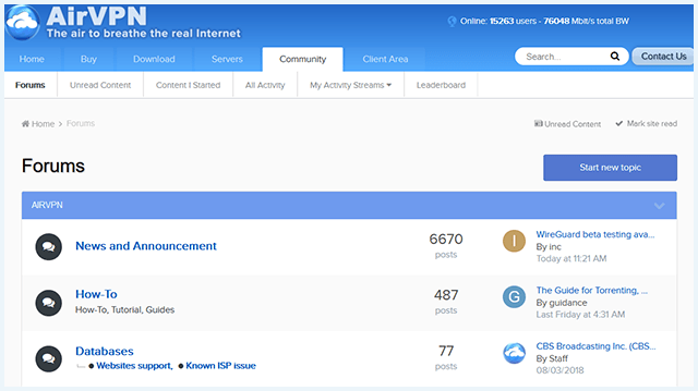 AirVPN Forum