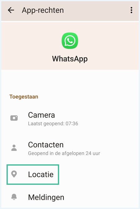 Het scherm