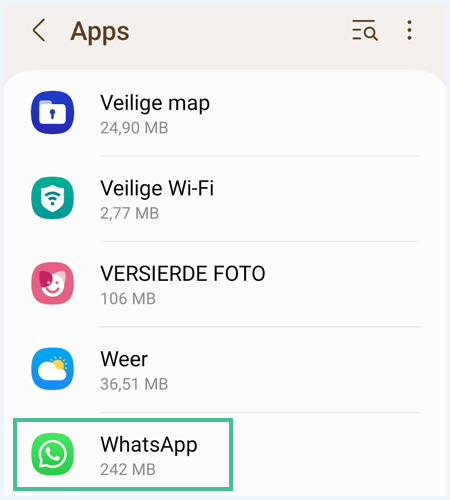 Het scherm