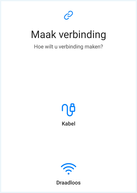 Android scherm 