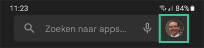 Android profielfoto