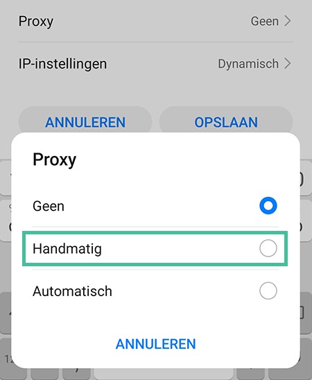 Android scherm