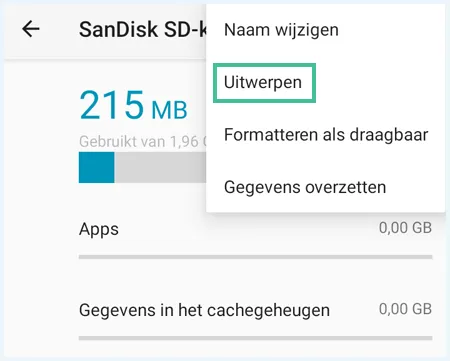 Android scherm 