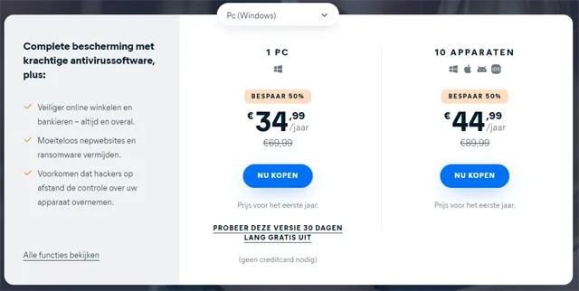 Avast Antivirus pakketten
