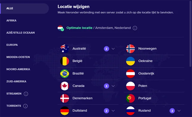 Avast SecureLine VPN Servers