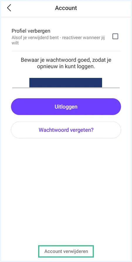 Badoo scherm