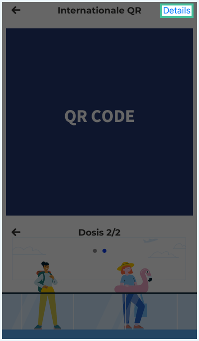 CoronaCheck App Internationale QR