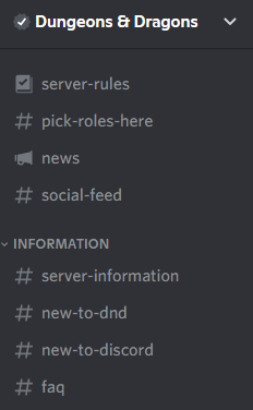 Discord Kanalen in een server