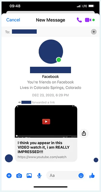Facebook nepbericht met video