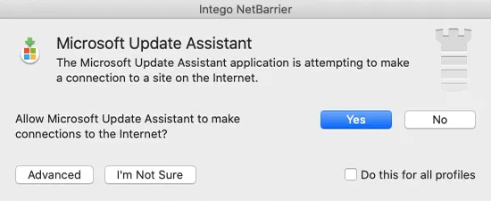 Intego antivirus scherm