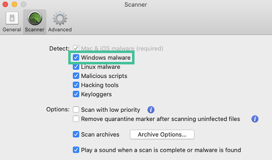 Intego antivirus scherm