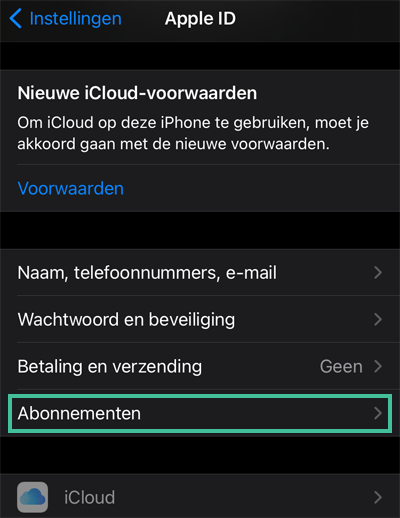 iPhone Abonnementen
