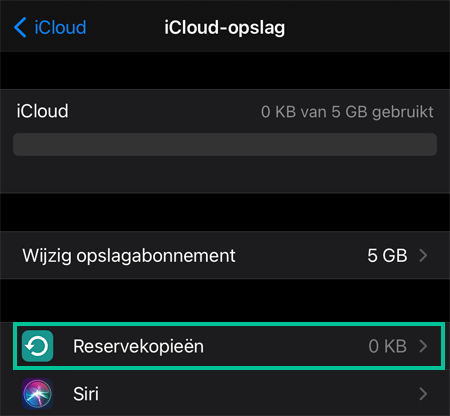 het scherm