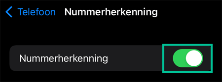 iPhone scherm