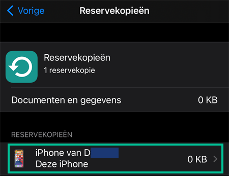 het scherm