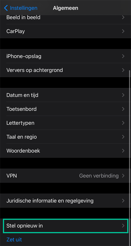 iPhone scherm