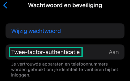 iPhone scherm
