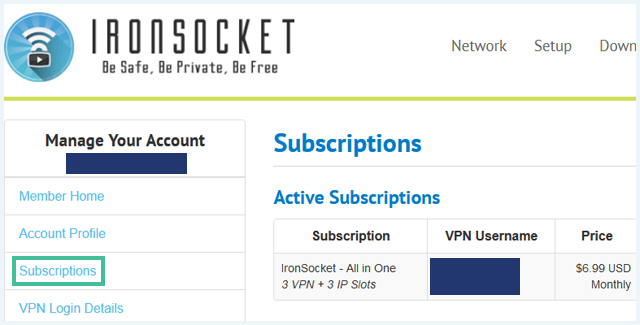 IronSocket VPN