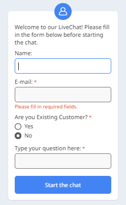 Live chat functie op de Ivacy website