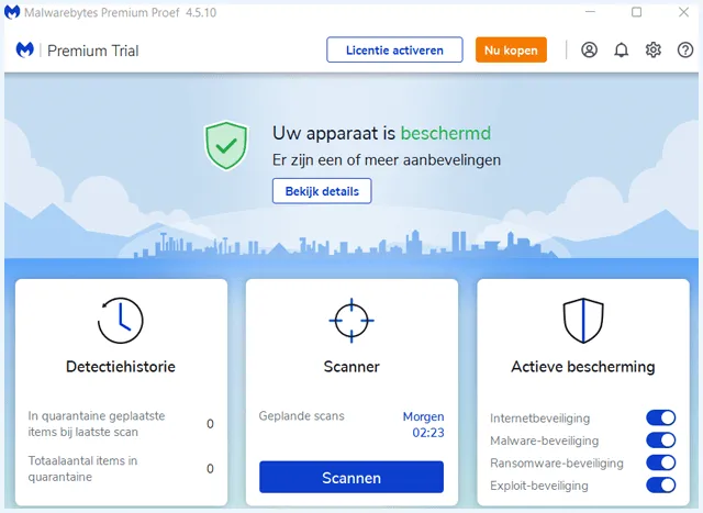 Malwarebytes software home